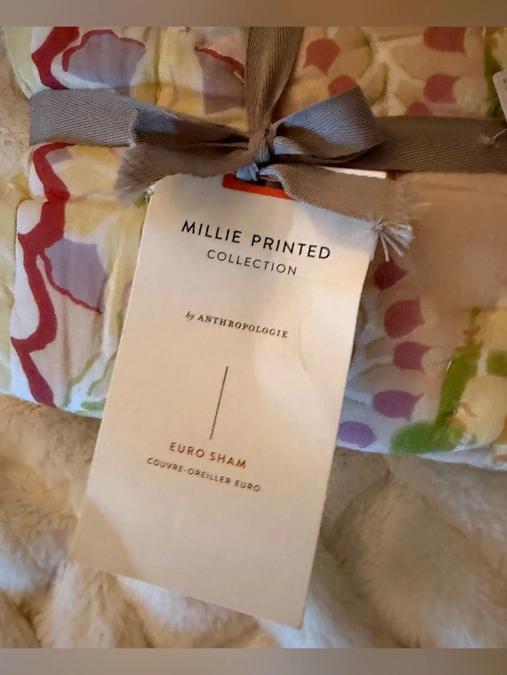 Millie Printed Collection Euro Sham by Anthropologie